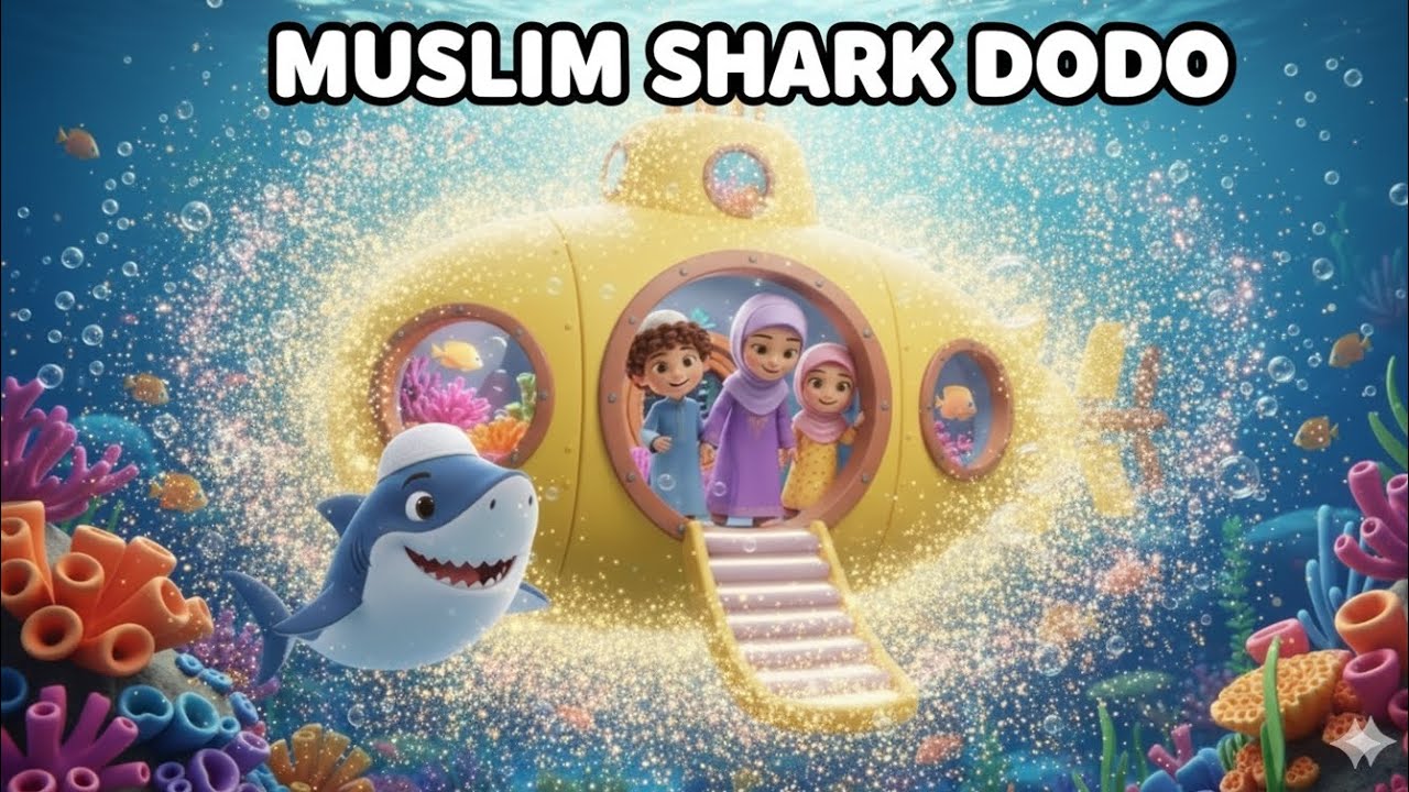 Muslim Shark Doo Doo | Baby Shark Islamic Version | Islamic Songs for Kids | Muslim Nasheed & rhymes