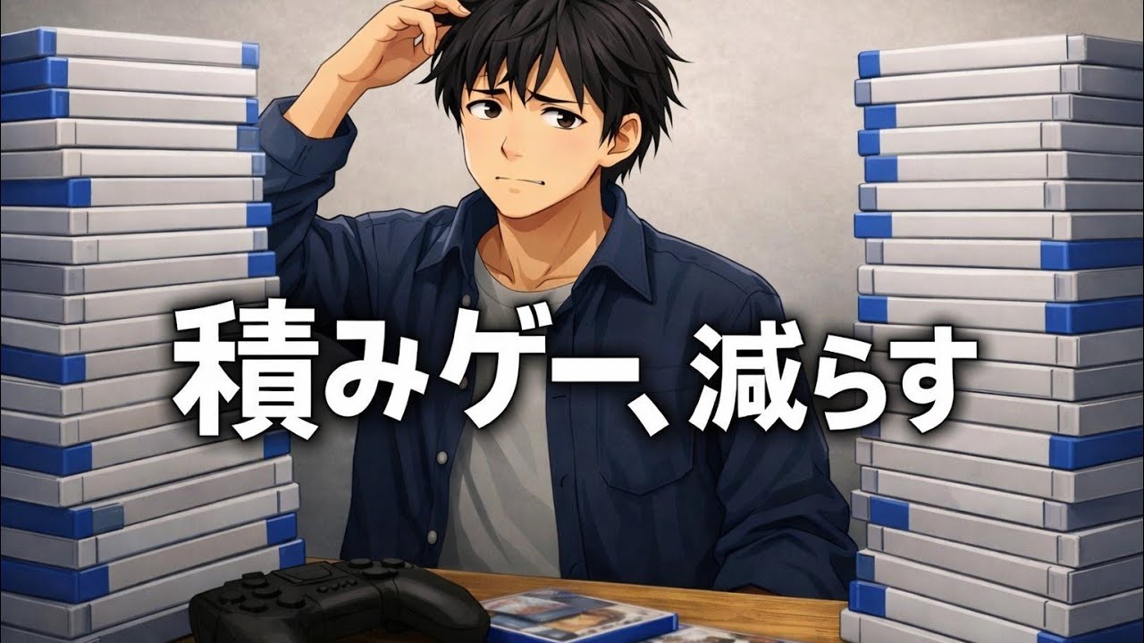 積みゲーの崩し方、教えます｜本命は発売日に買うと積まない