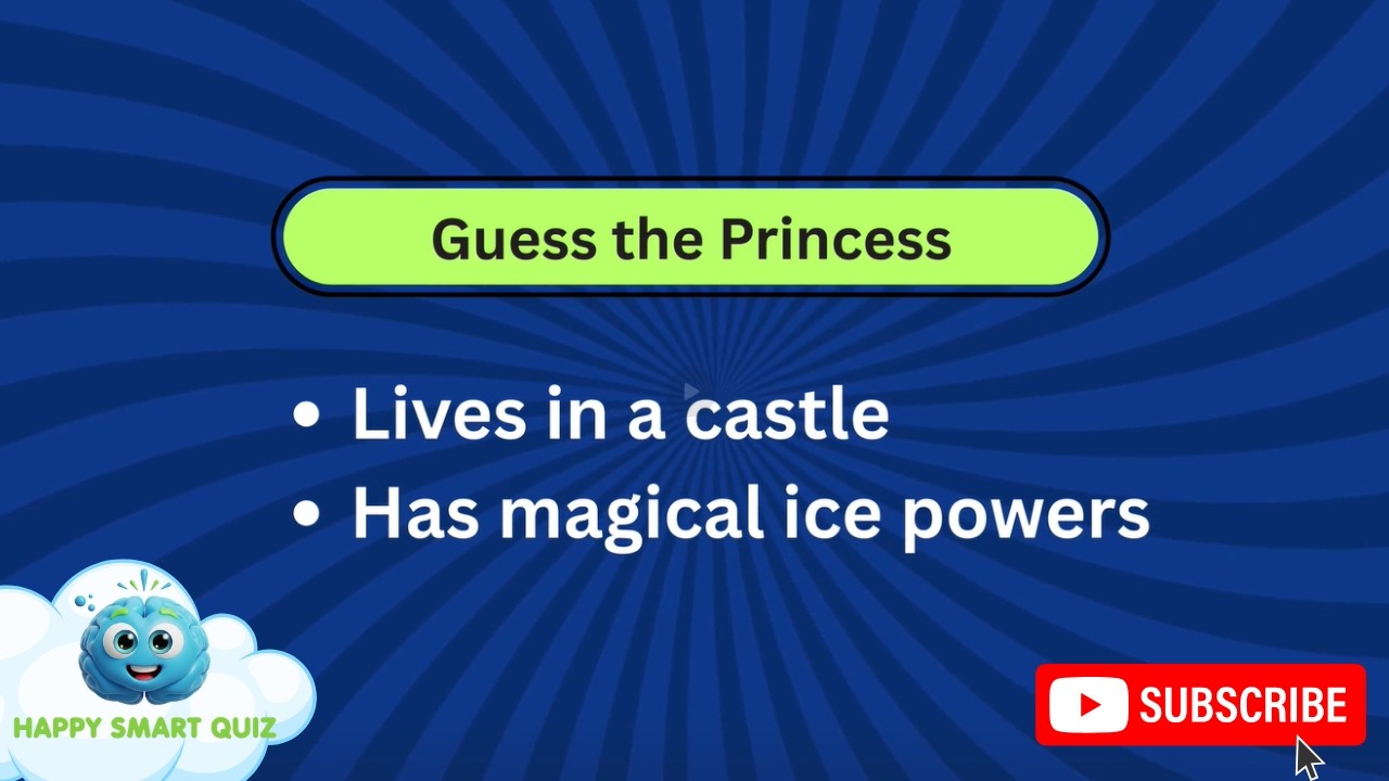 Guess the Princess  | Disney Princess Quiz Challenge!  | Happy Smart Quiz