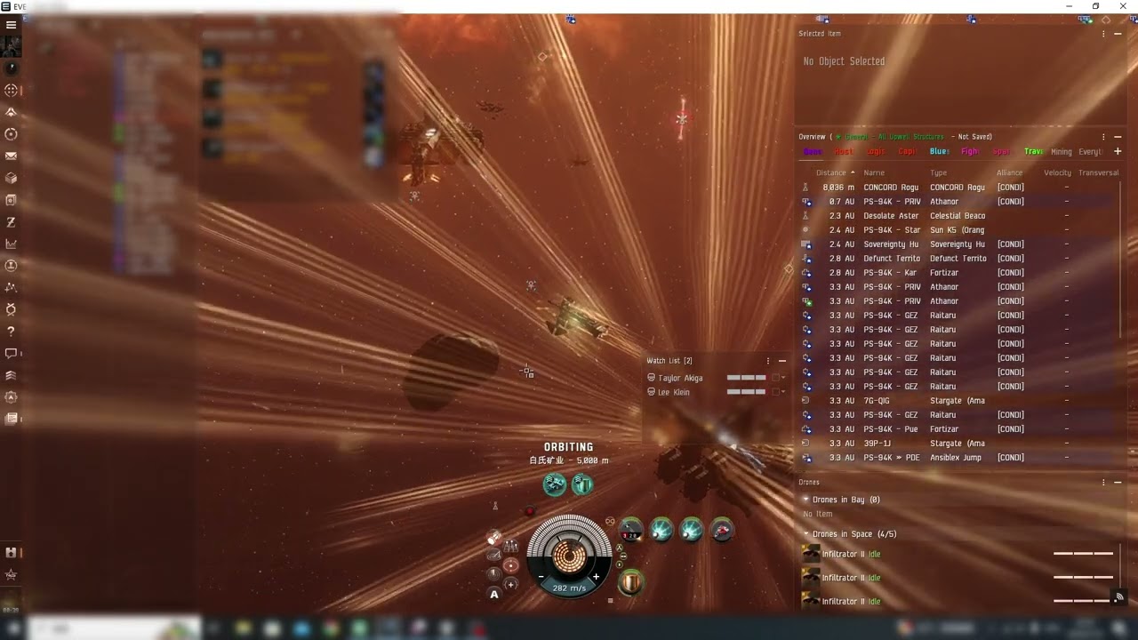EVE Online - Rorqual krabbing with webbing