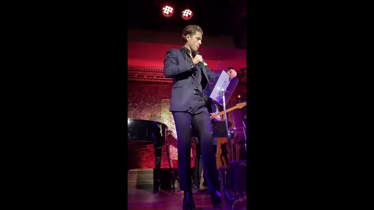 Aaron Tveit NYE at 54 Below - Che Gelida Manina (La Bohème)