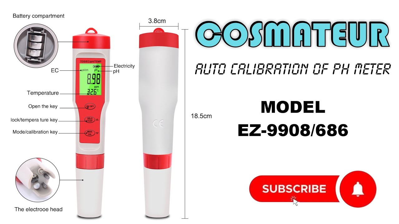 How to auto calibrate MODEL EZ-9908/686 pH Meter