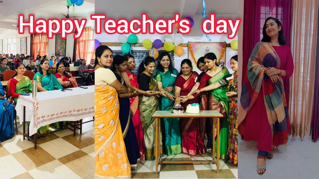 teacher's day celebration || big day for our college ❤|| nalanda college of education || had fun
