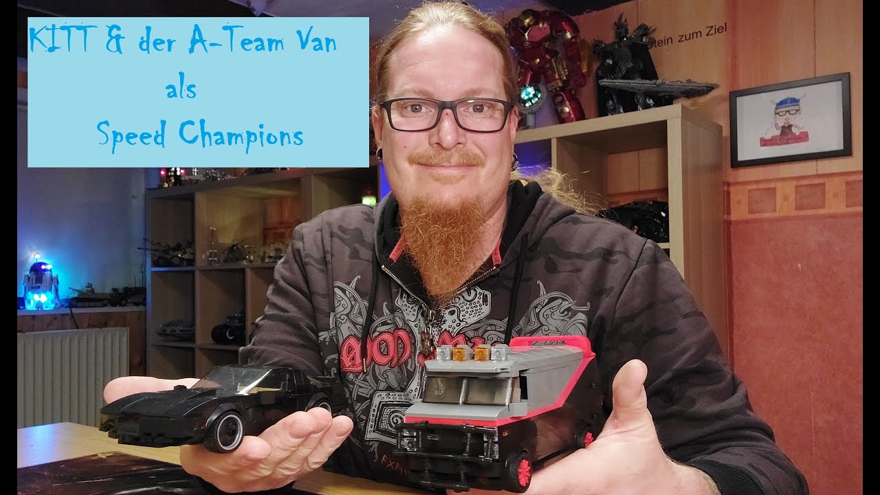 KITT und der A-Team Van als Speed Champion!