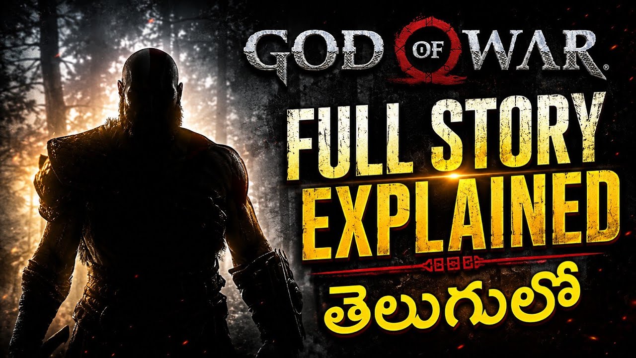 God of war 2018 full story Explained in Telugu |God of war 4 full story Explained in Telugu#godofwar