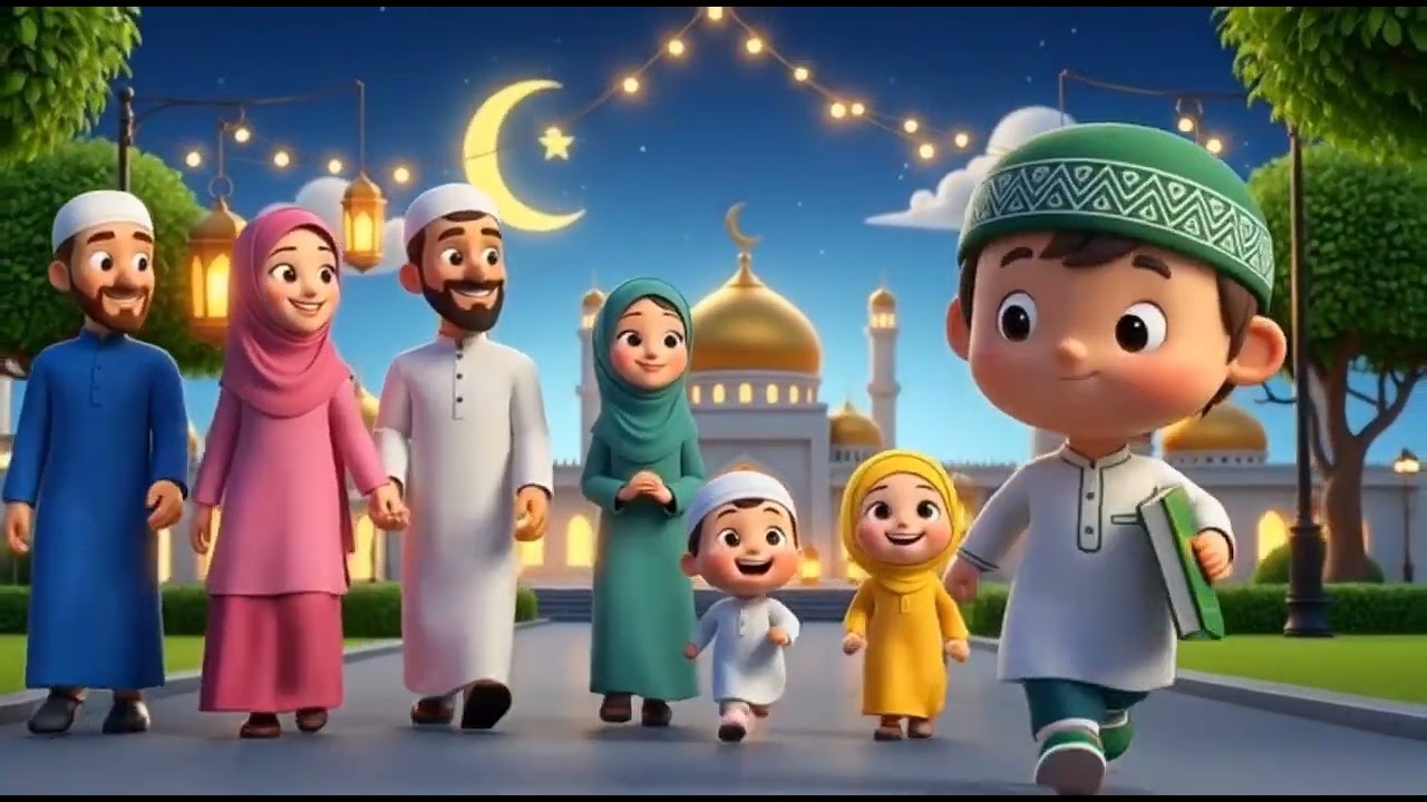 “Ramadan Is Coming 🌙🕌 | Kids Roza and Prayer Rhyme”