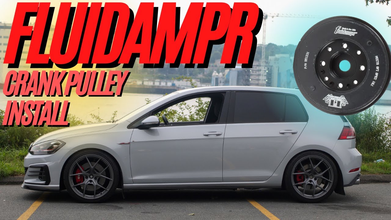 Установка шкива коленвала VW MK7 GTI - FLUIDAMPR 551231 - Volkswagen Golf