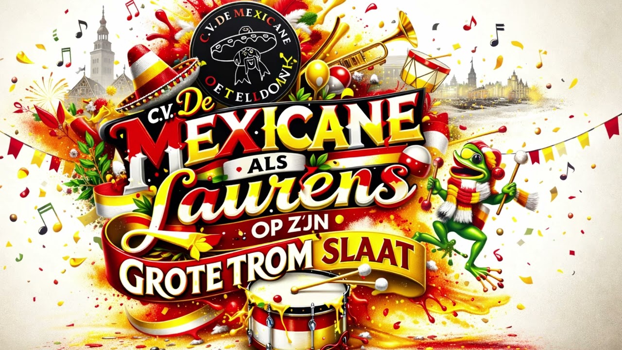 Als Laurens Op Zijn Grote Trom Slaat | De Mexicane | Carnaval 2026