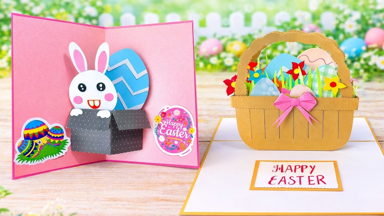 STOP Scrolling! 2 DIY Pop Up Easter Cards 🐰🐣 | Easy 3D Ideas | DG Handmade