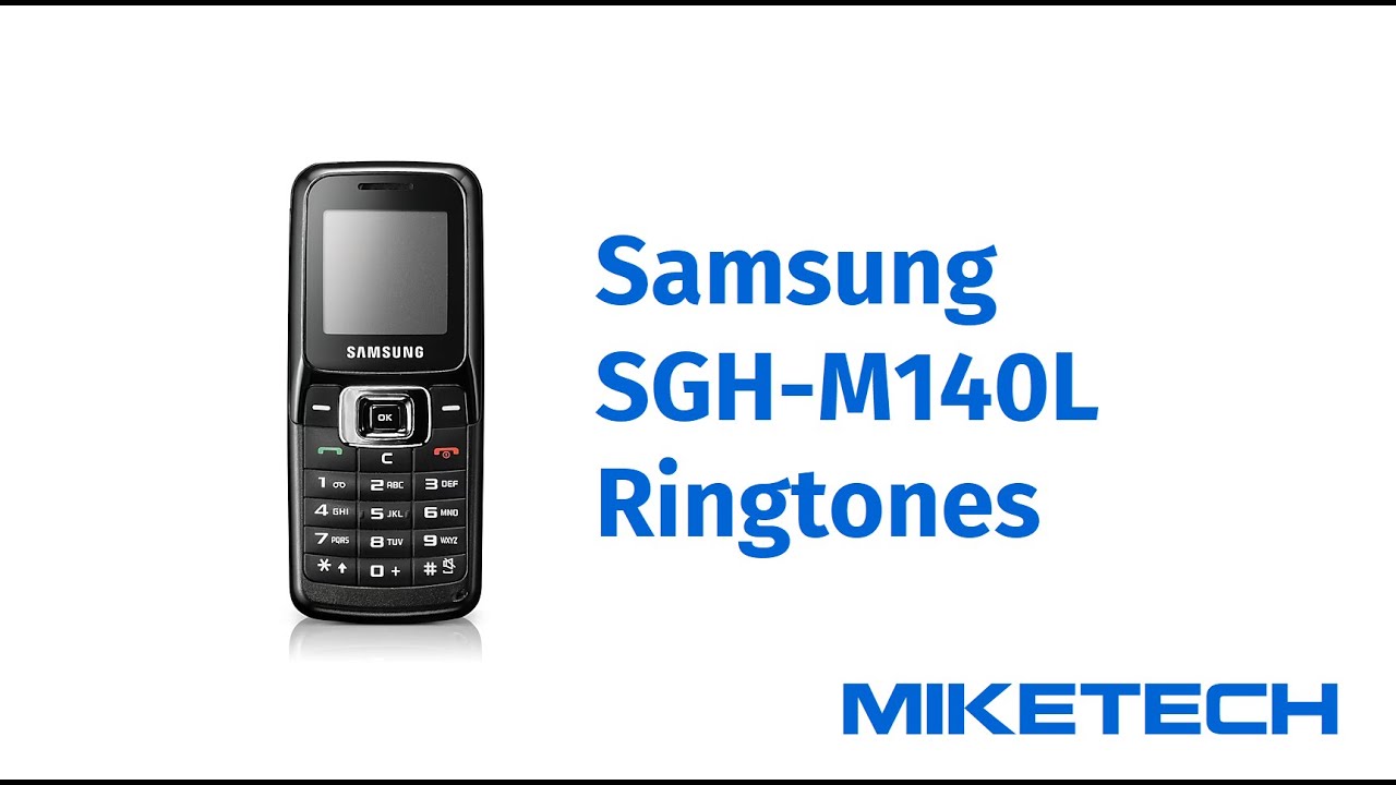 Samsung SGH M140L - Ringtones