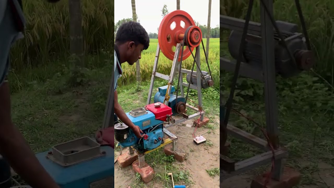 Self running free energy