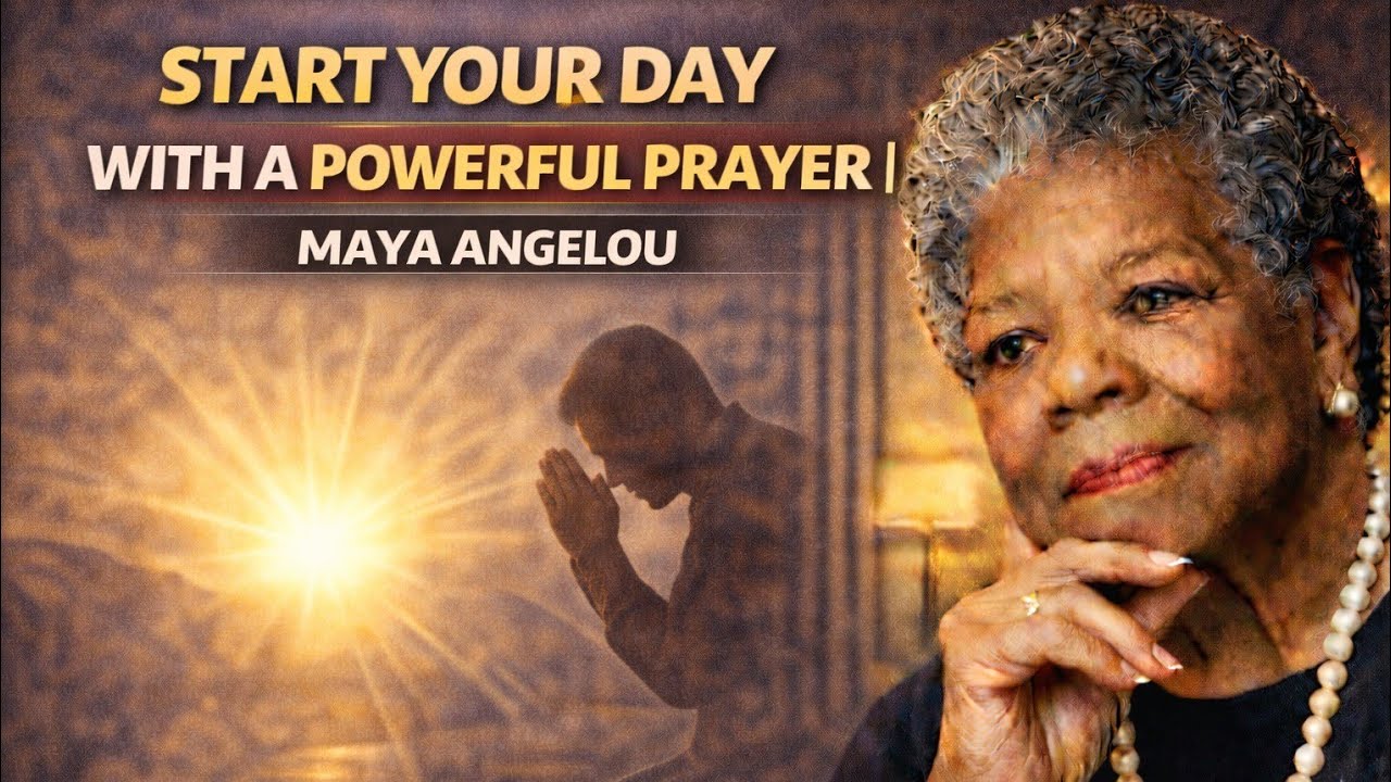 Start Your Day with a Powerful Prayer | MAYA ANGELOU | Motivational Speech