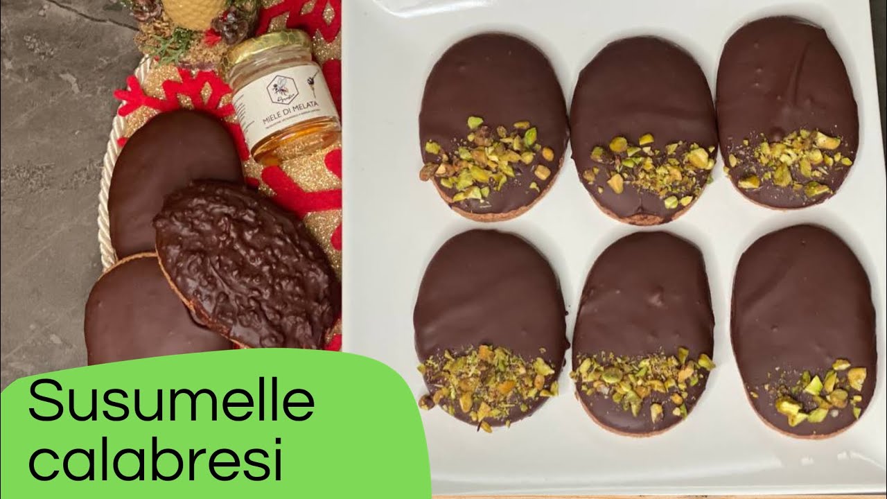 SUSUMELLE CALABRESI AL CIOCCOLATO CON MIELE -RICETTA TIPICA ANTICA NATALIZIA