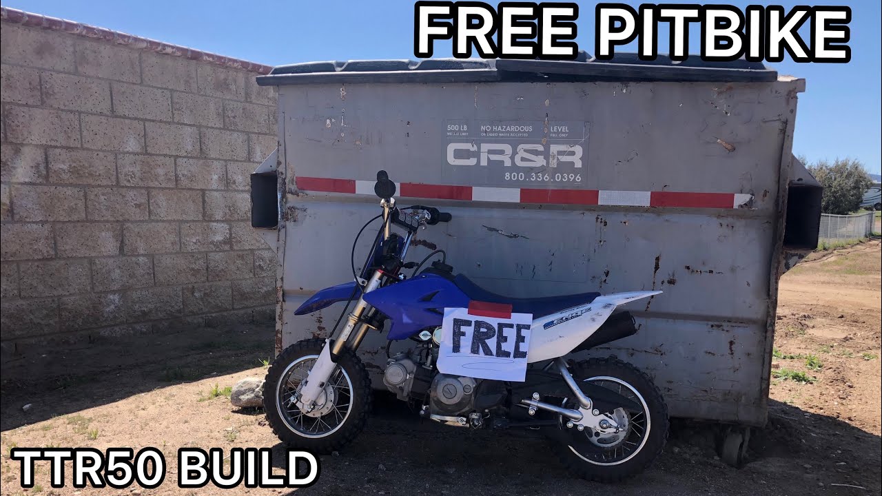 FREE PITBIKE TTR 50 BUILD