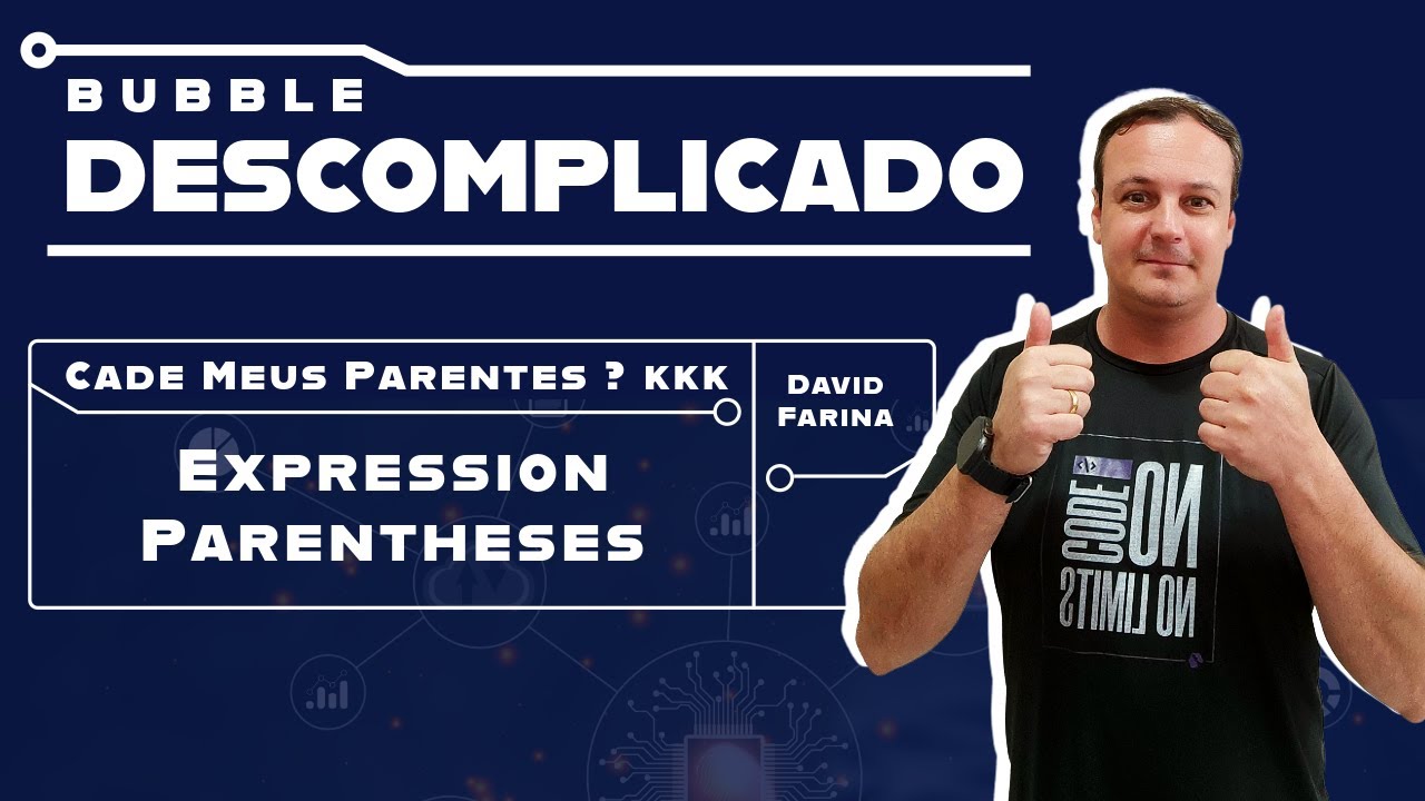 Como ativar os Expression Parentheses no Bubble.io
