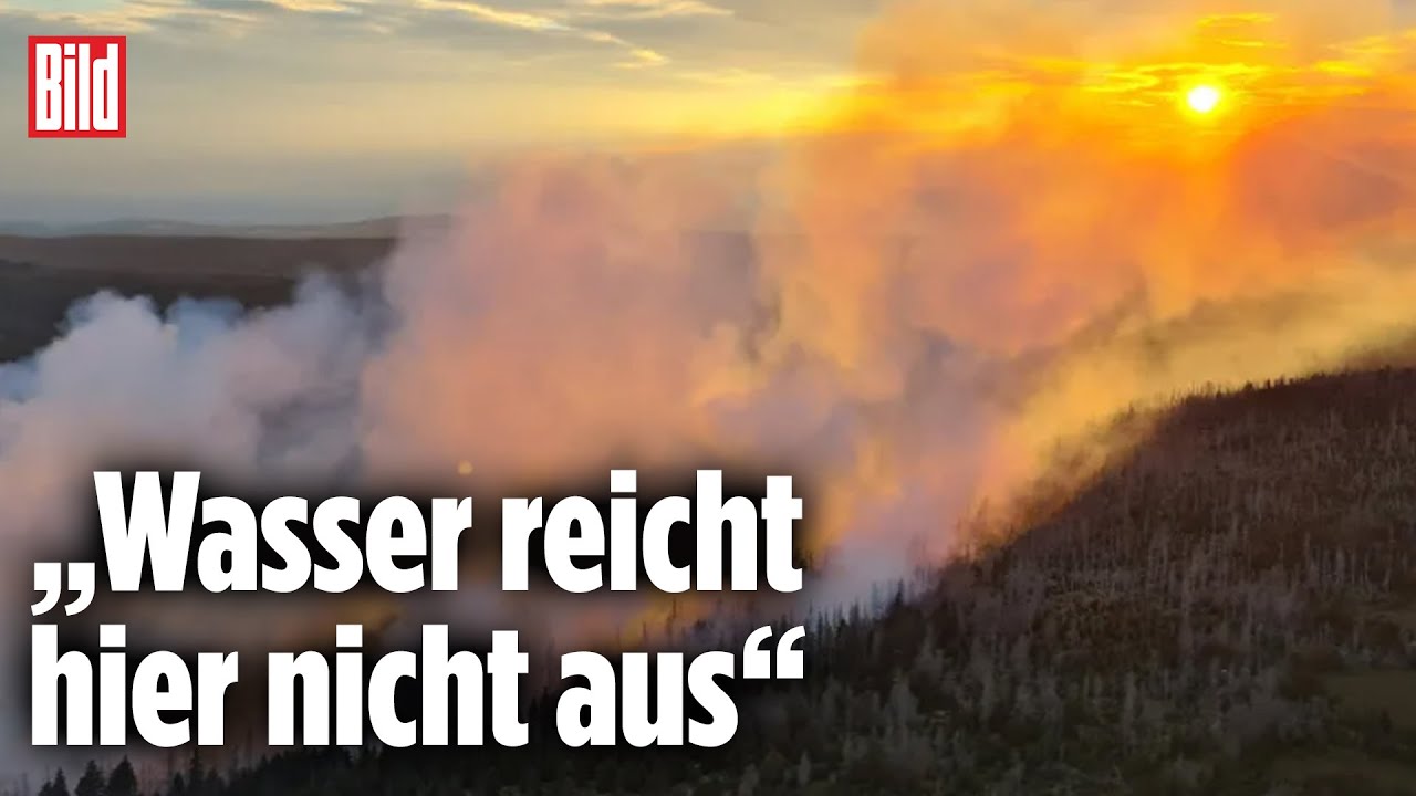 Waldbrand am Brocken außer Kontrolle: Harz ruft Katastrophenfall aus
