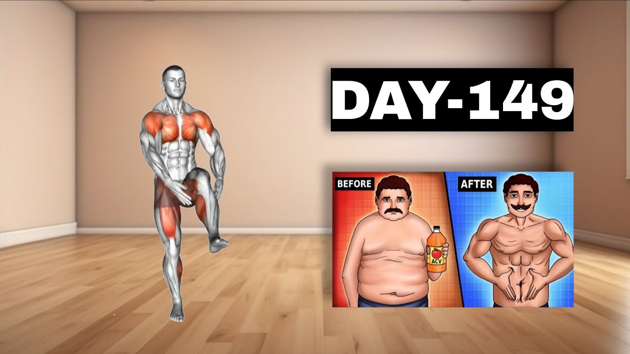 ✅ Belly Fat loss workout at home🔥 (Day-149) || No Equipment Only Body weight Exercises