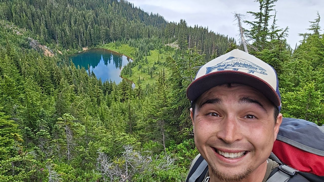 Alpine Lake TROUT FISHING | Impossible To Get To Fishing Spot | Wilderness