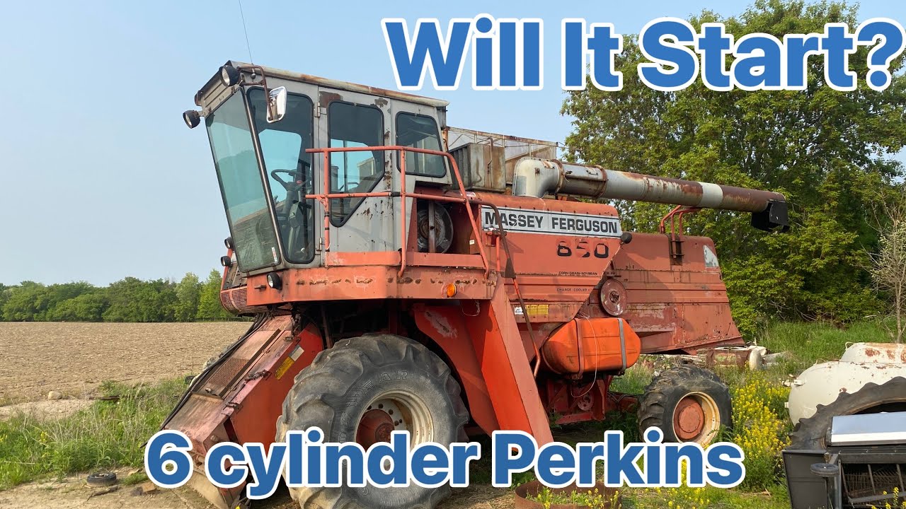 Will It Start? Massey Ferguson combine harvester.
