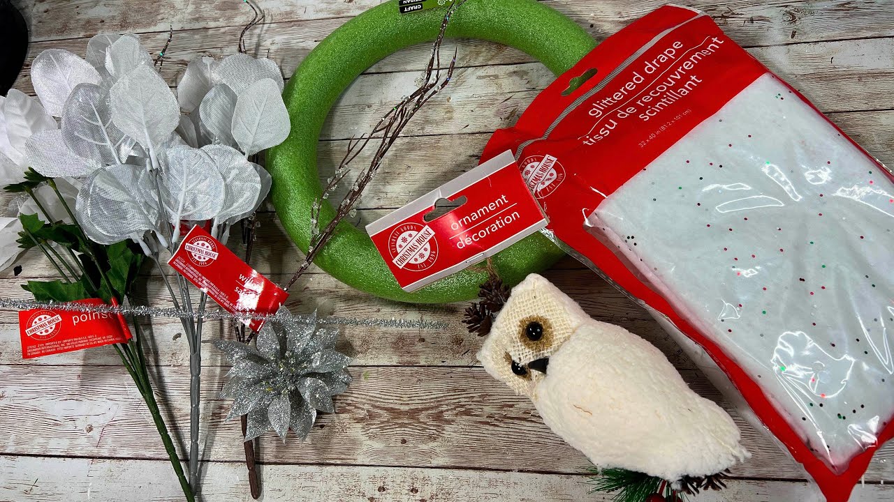 Super Easy Winter Wreath