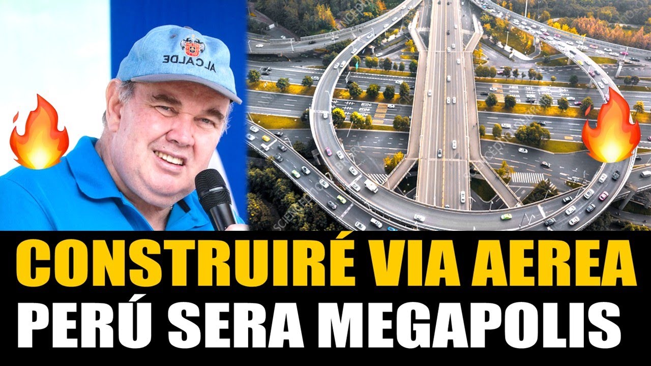 🚨MEGAPOLIS EN LIMA | RAFAEL LOPEZ ALIAGA ANUNCIA MEGAOBRA VIAL