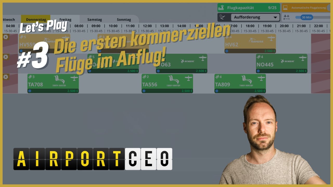 Lets Play Airport CEO | #3 - Die ersten kommerziellen Flüge starten in Ibiza!