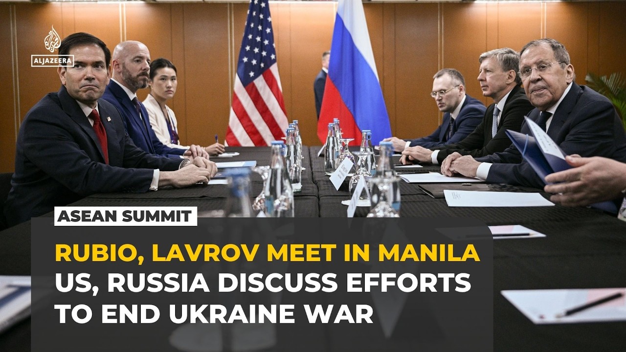 Top US and Russian diplomats discuss Ukraine war in Manila