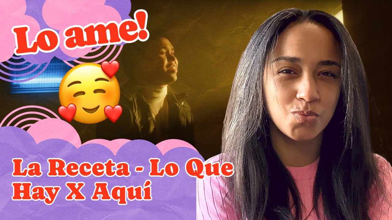 La Receta LO QUE HAY X AQUÍ (Official Video) ▷ Reacción !!!