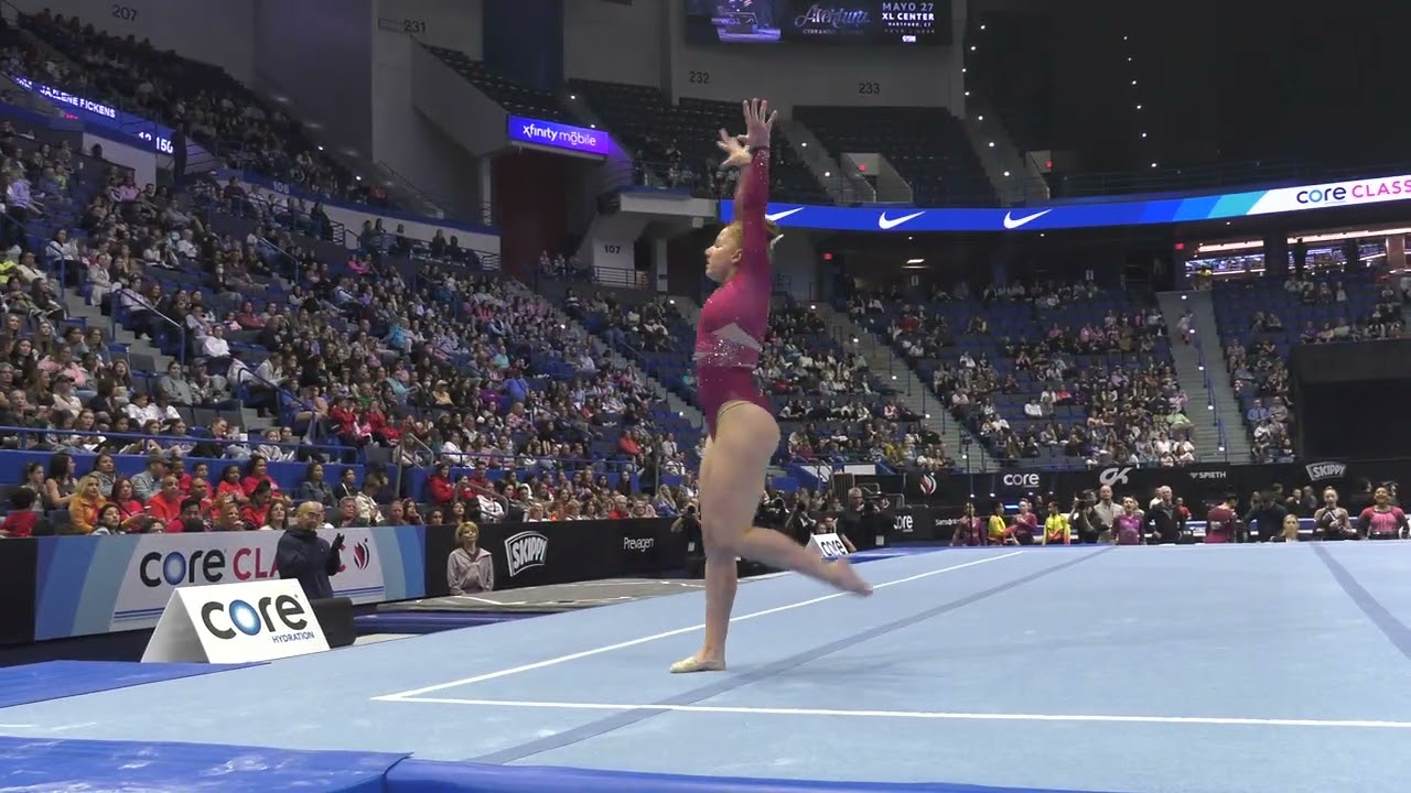 Evey Lowe  - Floor Exercise  - 2024 Core Hydration Classic  - Senior Women Session 1