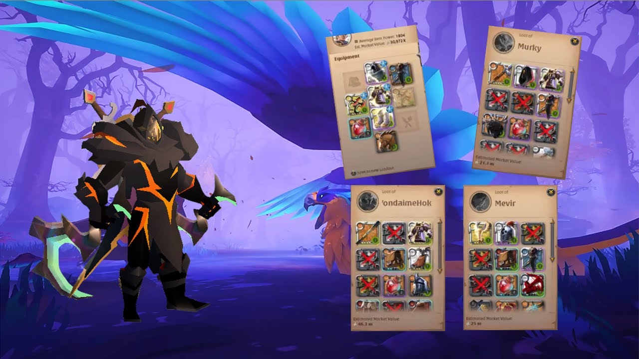 Deathgivers enjoyer cleaning the solo mists! 8.3/8.4 fights Albion Online