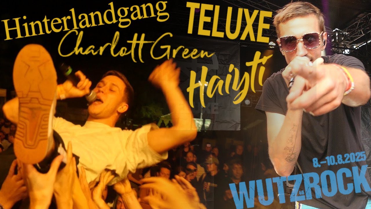 Wutzrock 25: Hinterlandgang, Haiyti, Teluxe und CHarlott Green