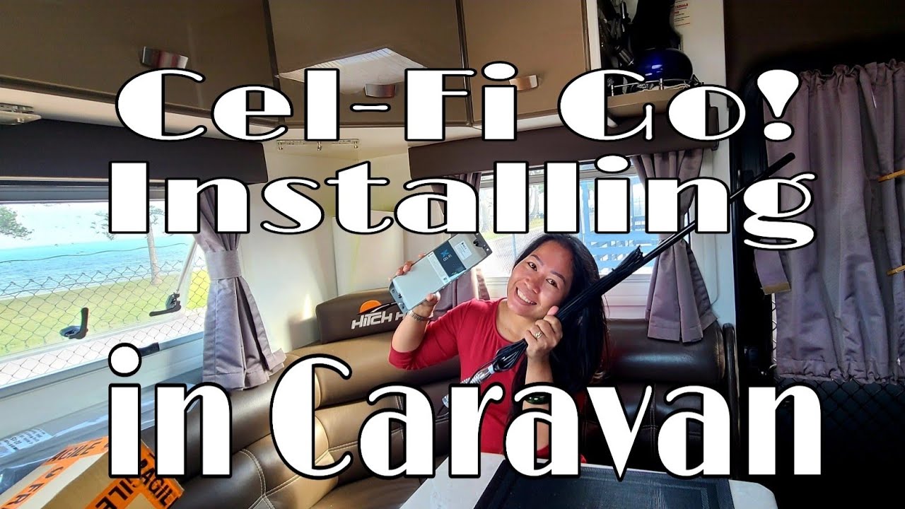 Installing and review Cel-Fi Go Telstra signal booster in Caravan