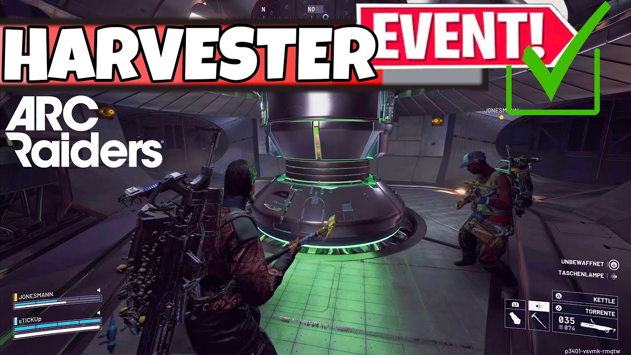 ARC Raiders: Harvester Event mit Jonesmann=Check ✅ 