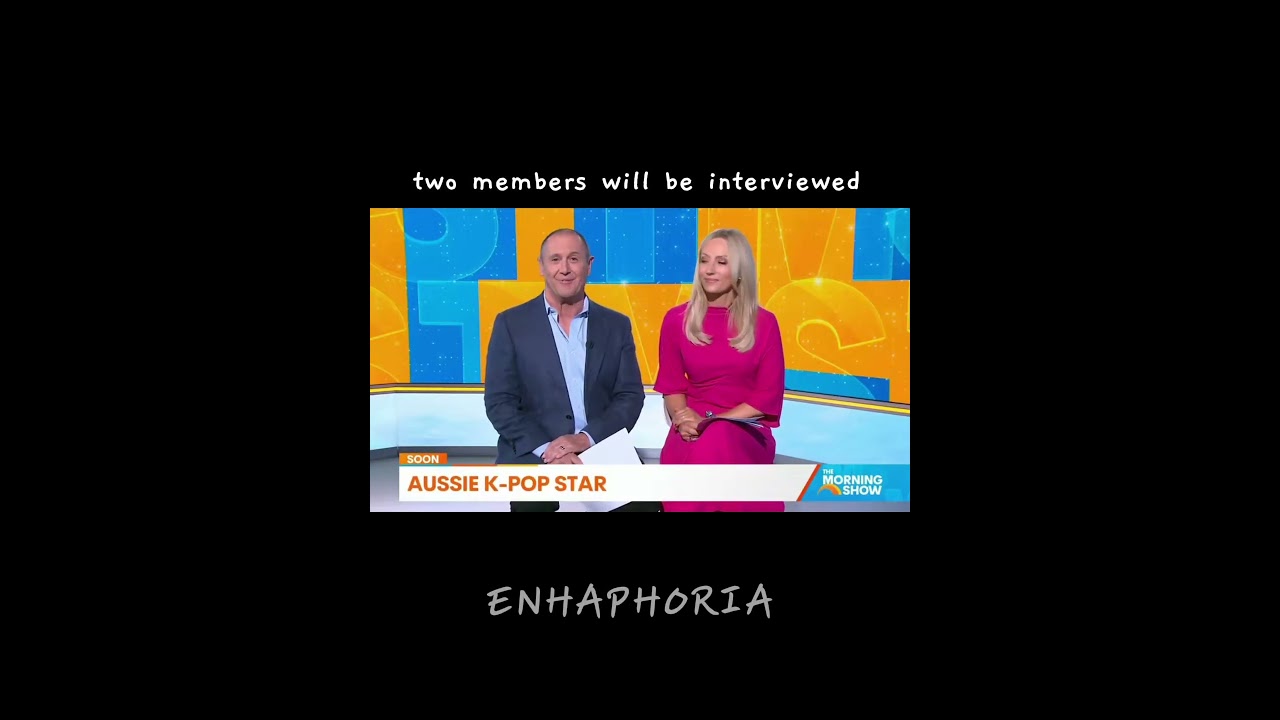 Двое участников будут интервьюированы для утреннего шоу #enhypen #enhypenmembers #kpop