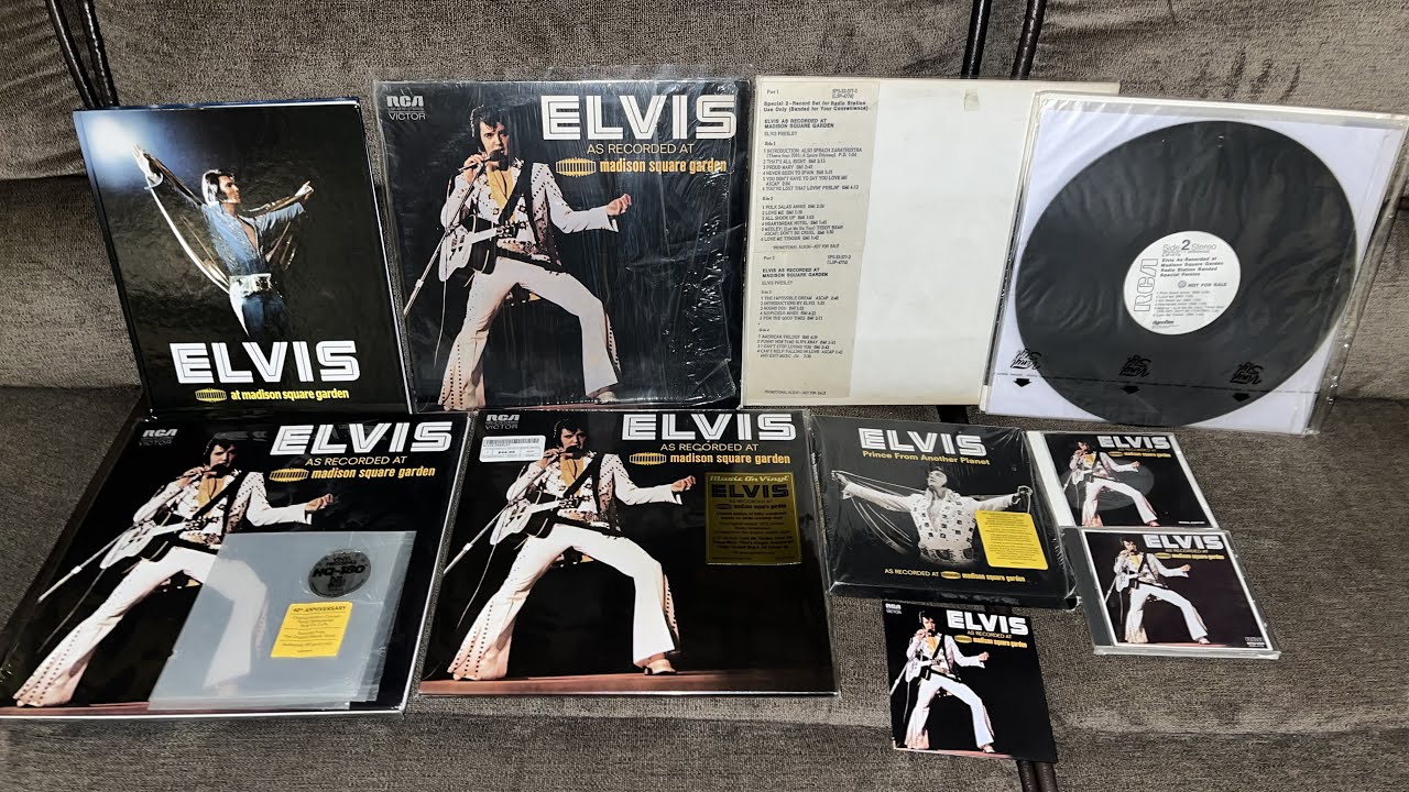 ELVIS At Madison Square Garden MSG LP & CD COLLECTION & SEALED TO REVEALED. The King’s Court
