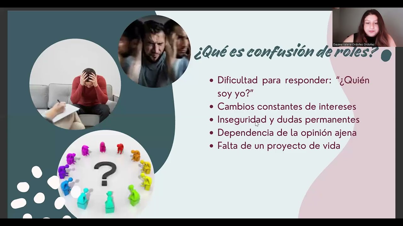 Desarrollo psicosocial según Erik Erikson  en la etapa Identidad vs. Confusión de Roles (12-18 años)