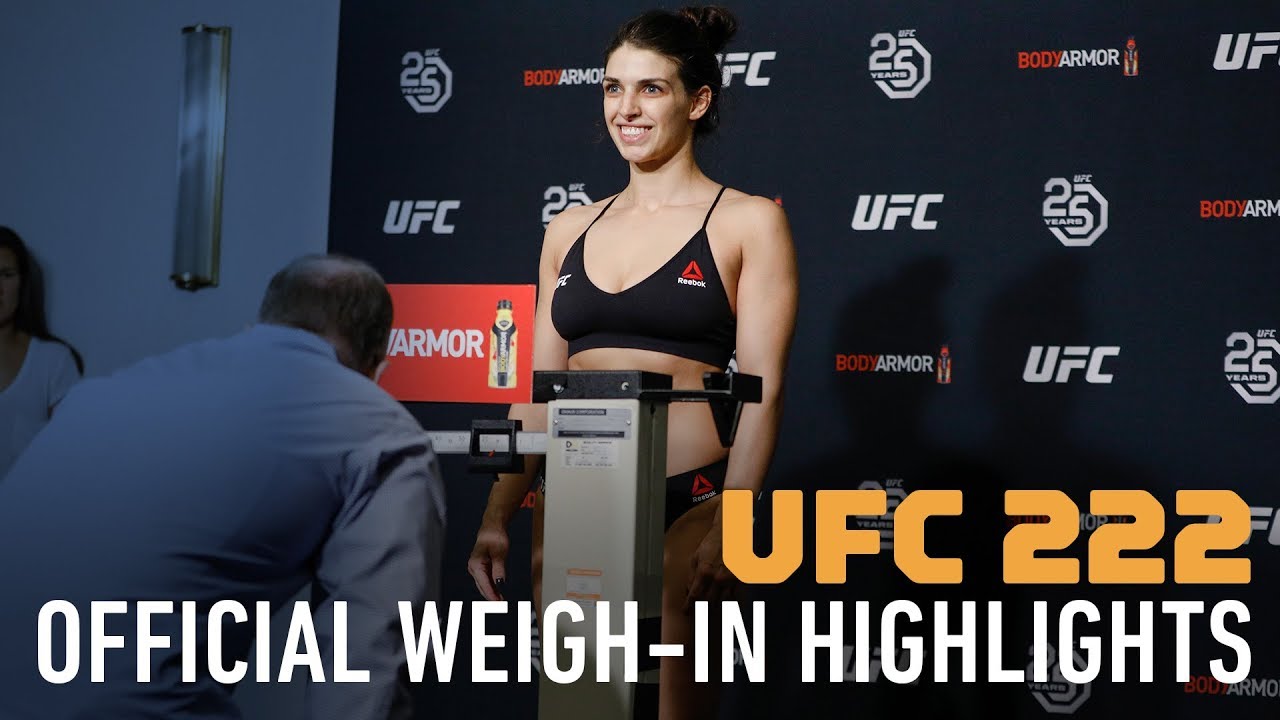 UFC 222 Official Weigh-In Highlights - MMA Fighting