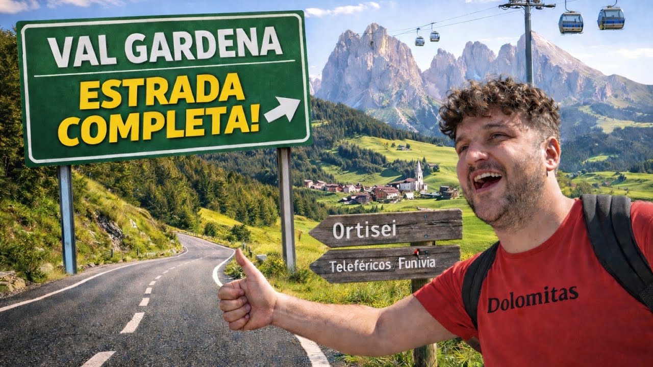 Estradas nas Dolomitas: Val Gardena na Prática com Percurso Completo 