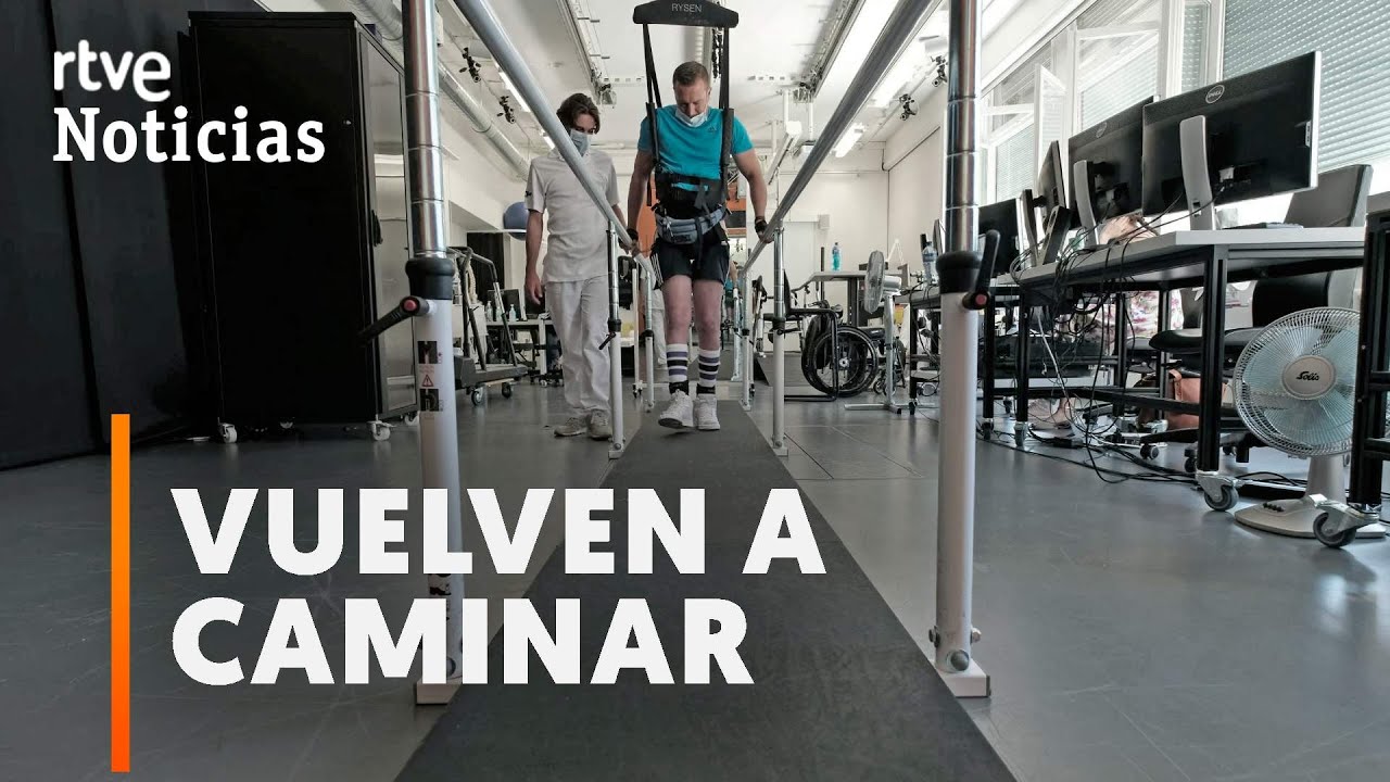 3 personas PARAPLÉJICAS logran ANDAR con un IMPLANTE 'INTELIGENTE' de estimulación nerviosa | RTVE