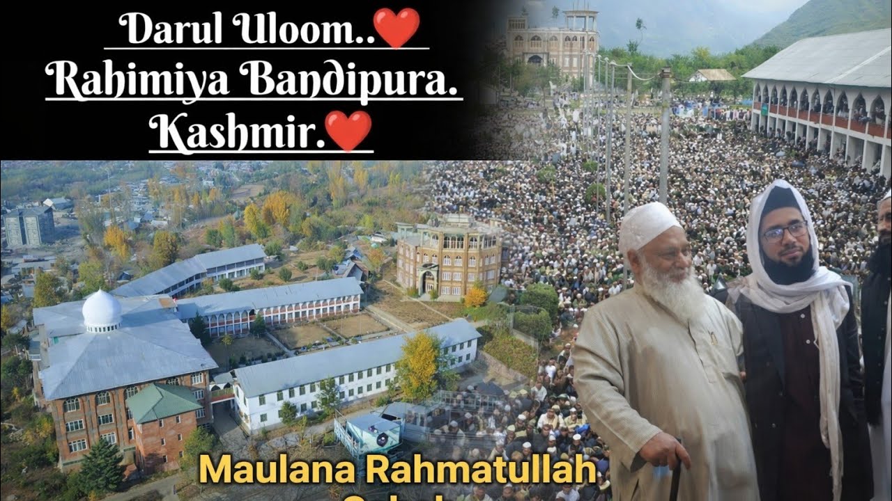 #villog Darul Uloom Rahimiya bandipura kashmir.#muslim#university