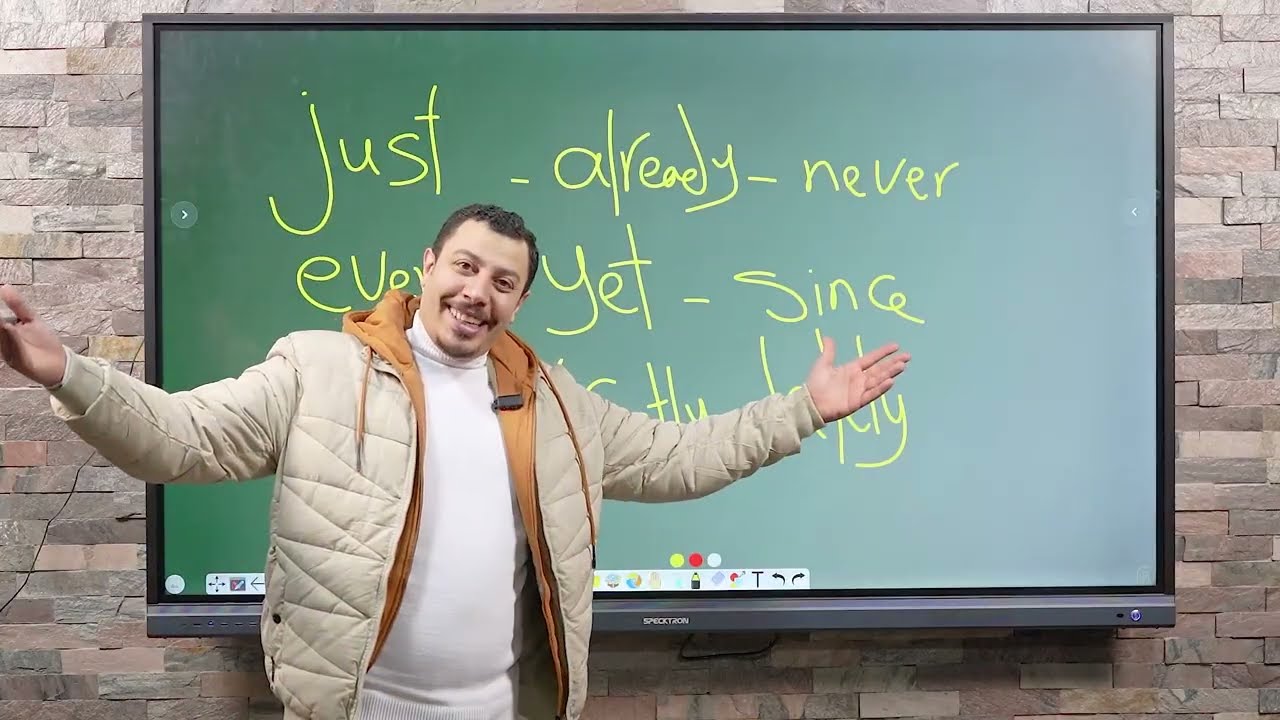 أفضل شرح لقاعدة المضارع التامPresent perfect tenseالصف السادس الإبتدائي الوحدة التالتة الترم التاني 