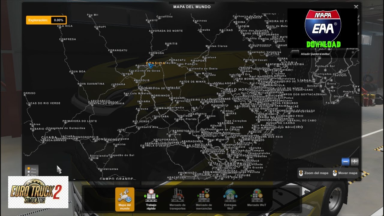 🚛🚛 ets2 1.44 descarga e instalaci&oacute;n del mapa EAA  🚚🚚 #mapaeaa