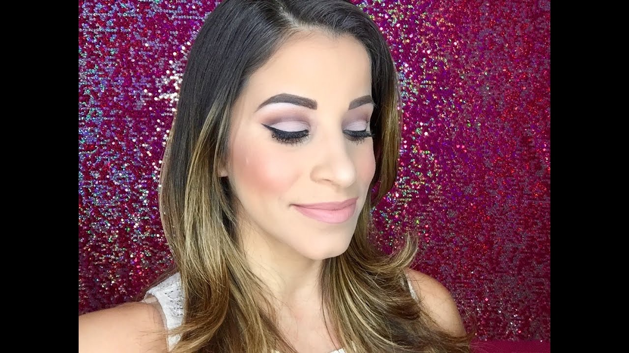 Easy cut crease look using Younique's Splurge matte cream shadow Victorious w Spanish subtitles