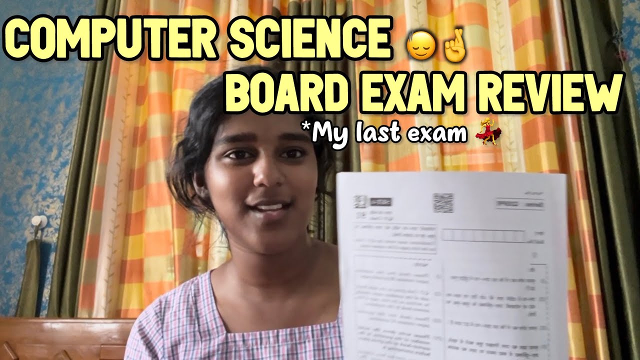 Computer Science Board Exam Review 🙂&zwj;↕️🤞| CBSE | Class 12 | Malayalam | My Unscripted Diaries 💌