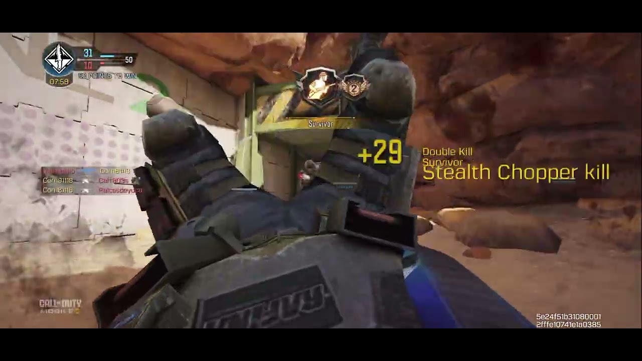 COD: K/D/A 34/2/0 max streak 16 kept opposing team to negative kills