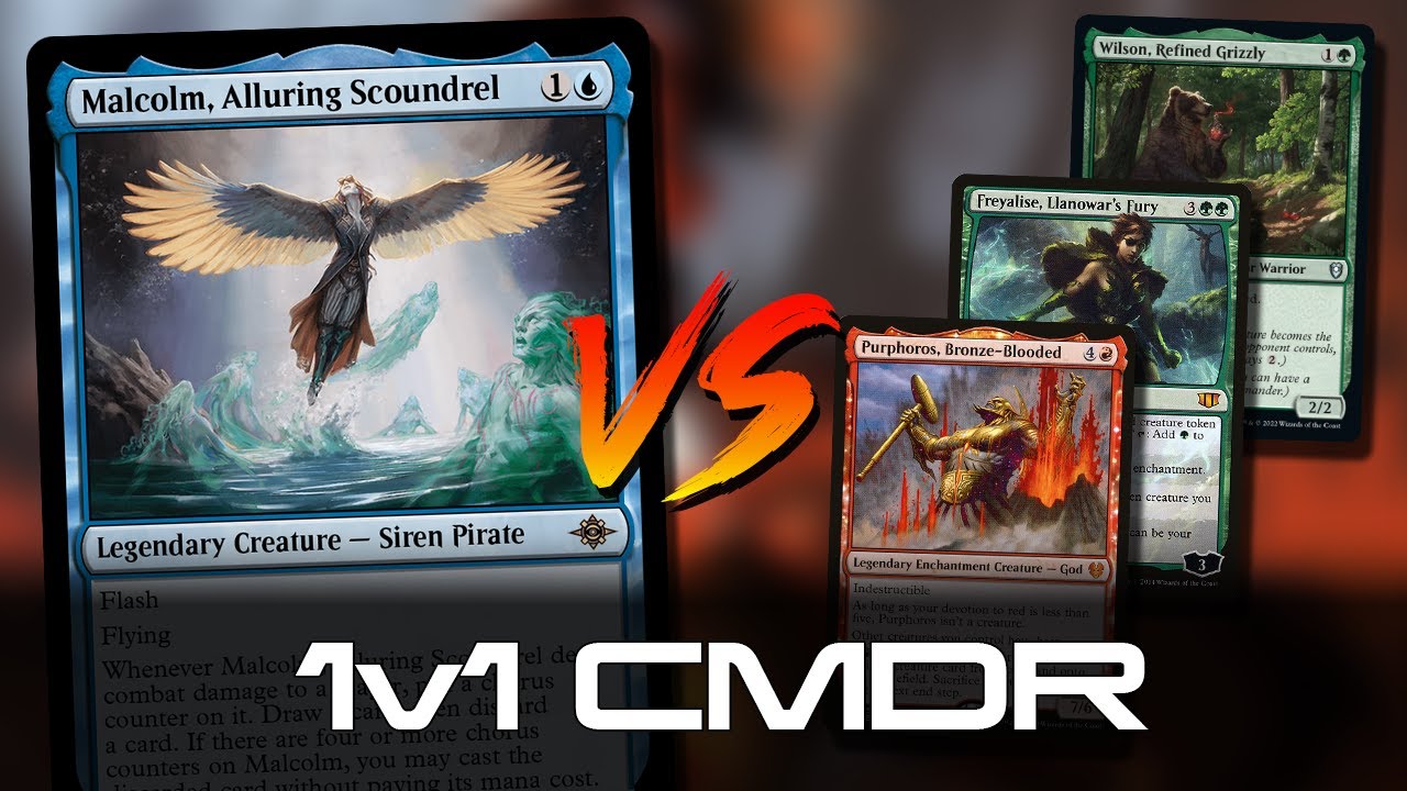 Malcolm 1v1 Commander Gameplay on Magic Online | tribalkai
