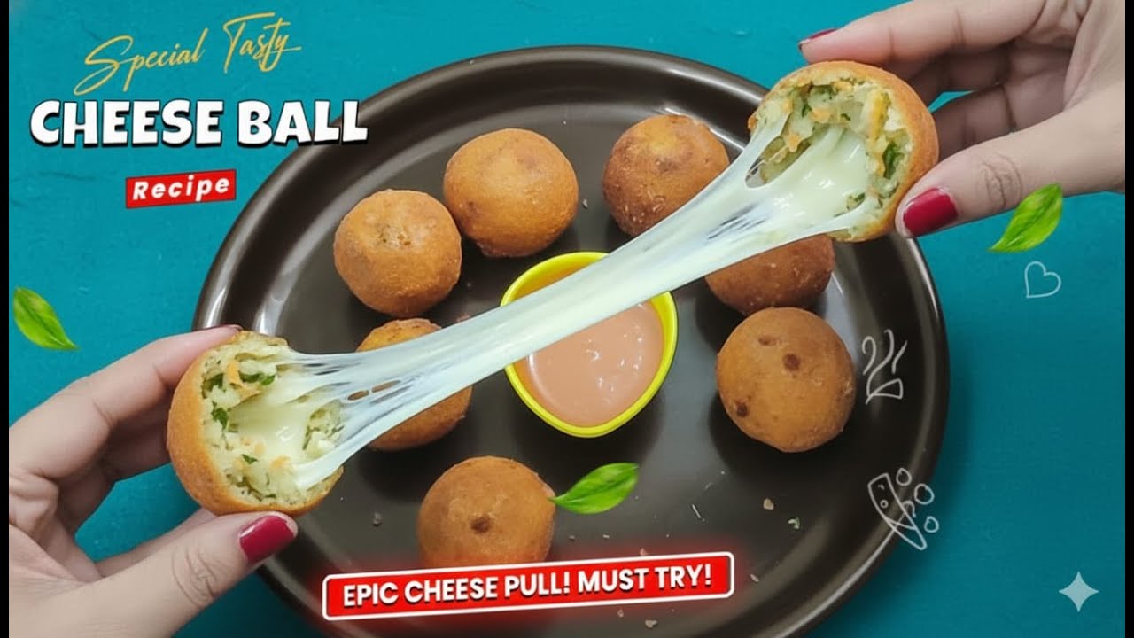 10 min mein banayein super crispy Cheese Balls