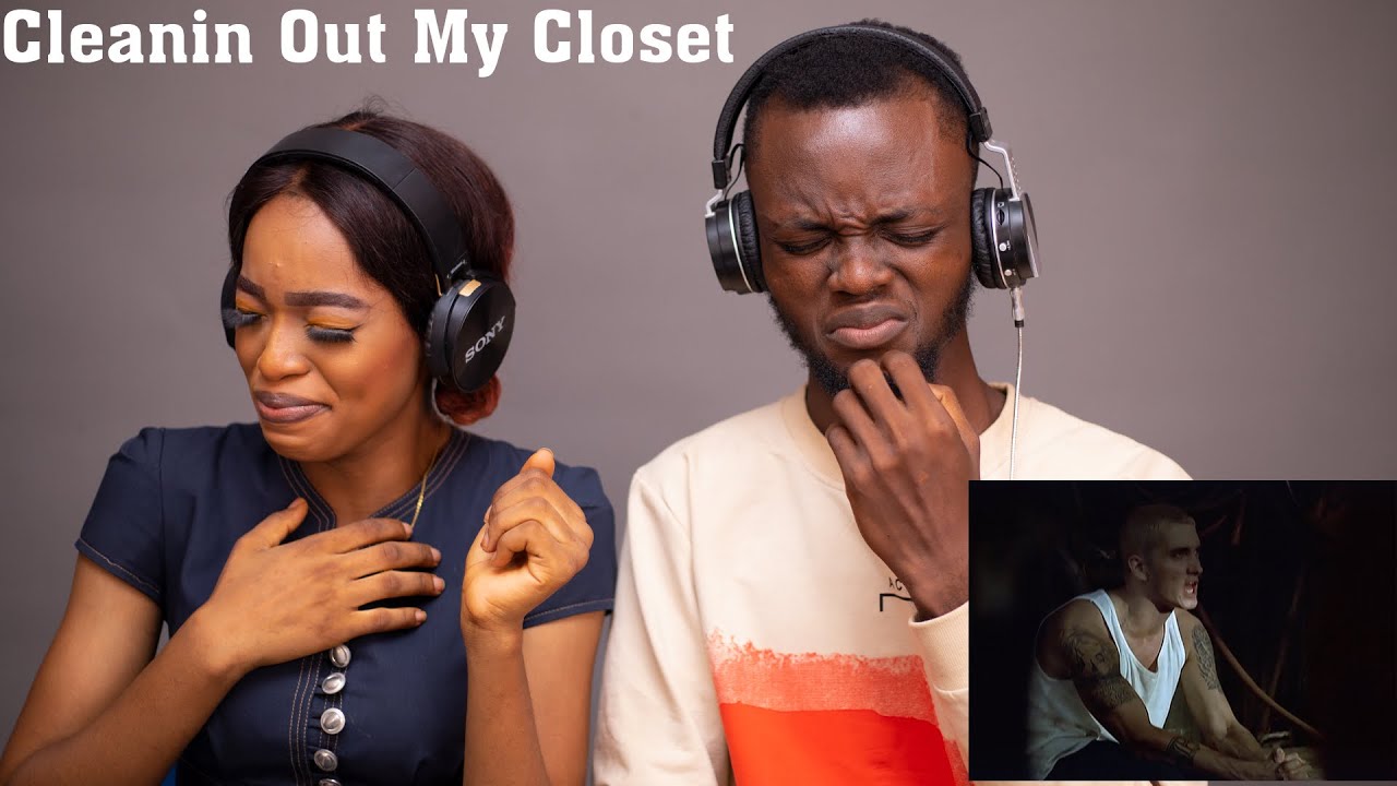OUR FIRST TIME HEARING Eminem - CLEANIN' OUT MY CLOSET  (Official Music Video) REACTION!!!😱