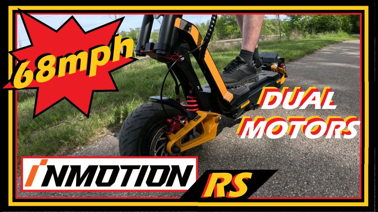 Inmotion RS, Dual Motor E-Scooter **68mph**