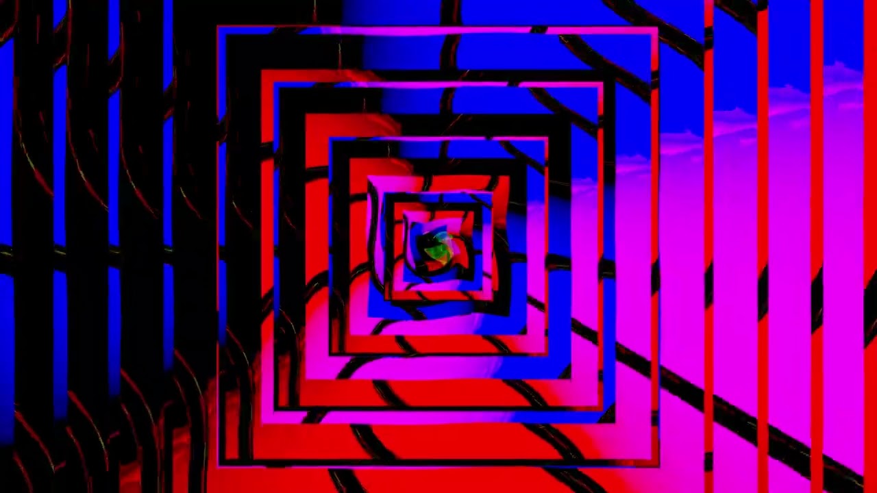 Abstract video synthesis loop 4K 60fps 216secs NJuL 024